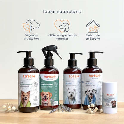 Stick hidratante natural nariz y almohadillas para mascotas Totem Naturals 30 g