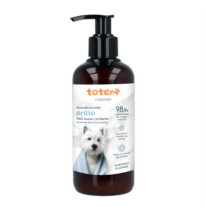Pack Hidratación para perros Stick nariz y almohadillas + Champú 250 ml + Acondicionador 250 ml Totem Naturals